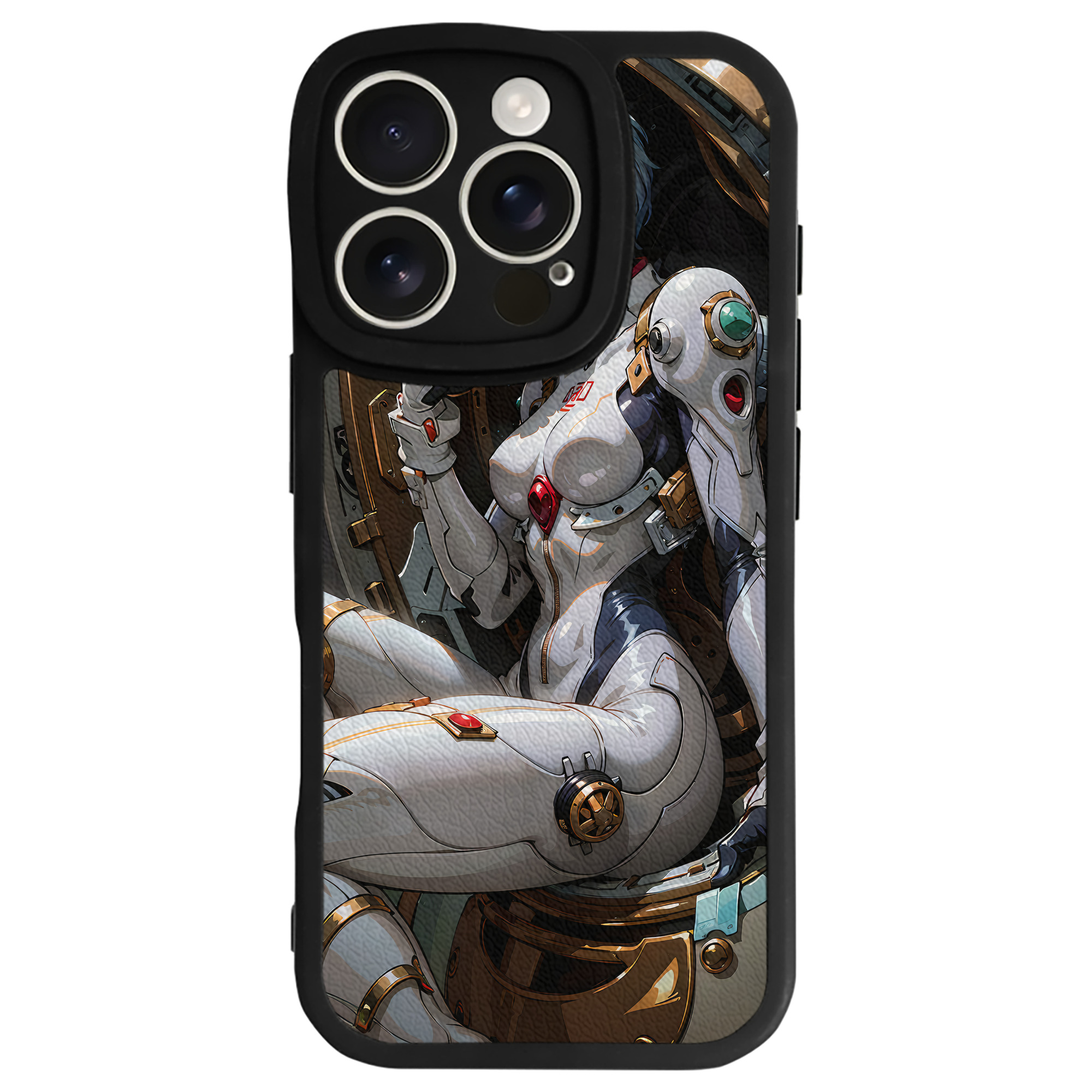 （画像用） EVA 新世紀エヴァンゲリオン 【iPhone 16シリーズ対応】シリコンスマホケース（レザー調） 材質：シリコン